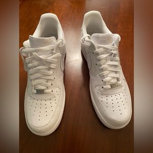 Mens white Nike Air Force one